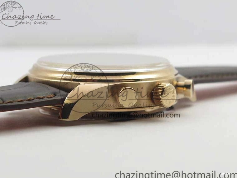 MIROTIME 0417 Portugieser Chrono  42 IW390406 RG ZF 1:1 Best Edition Blue Dial on Brown Leather Strap A Durable 7129